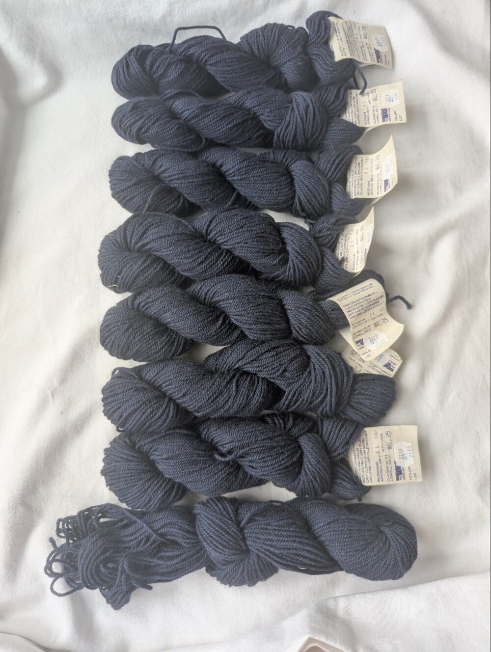 Classic Elite Tapestry Navy Wool Mohair Yarn - 8 Skeins - Picture 3 of 8